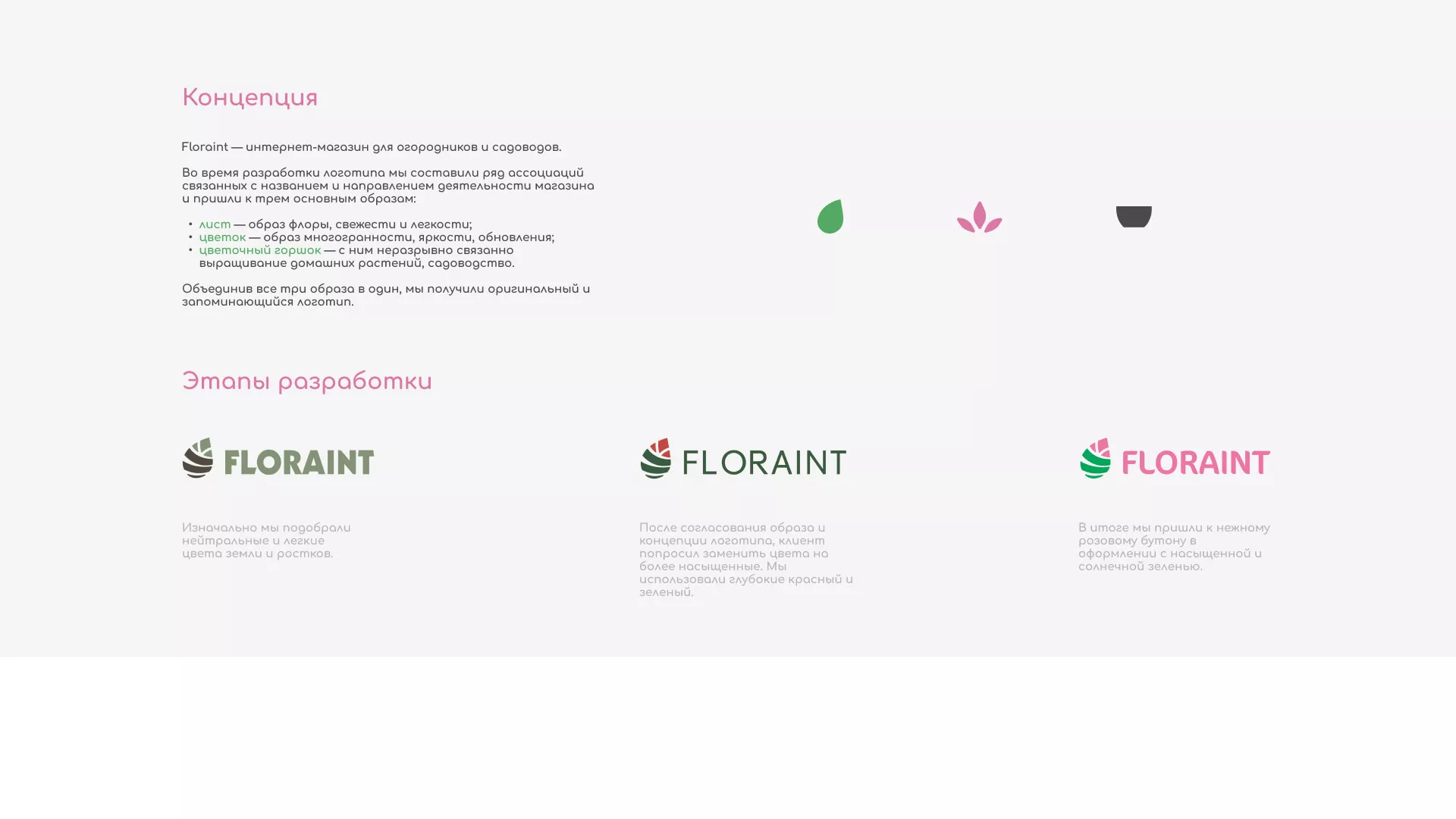 Создание логотипа и интернет-магазина «FLORAINT» в Азнакаево