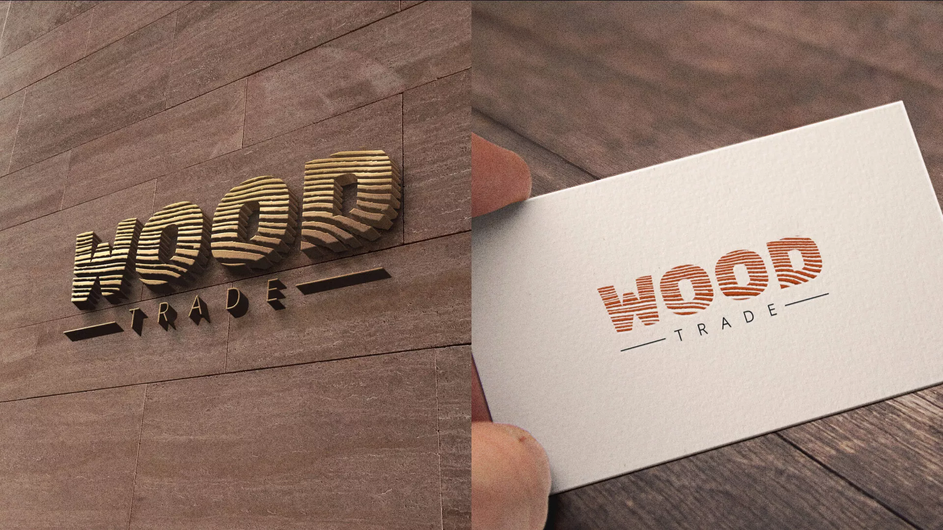 Разработка логотипа для компании «Wood Trade» в Азнакаево